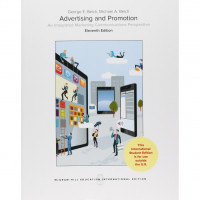 Advertising and Promotion: An integrated marketing communications perspective; eleventh edition